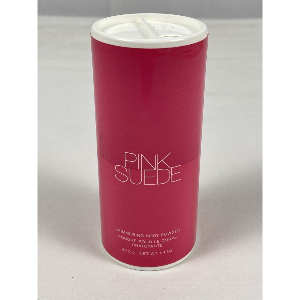 Avon Pink Suede Shimmering Body Powder 1.4 oz - Sensuous Fruity Floral Scent New